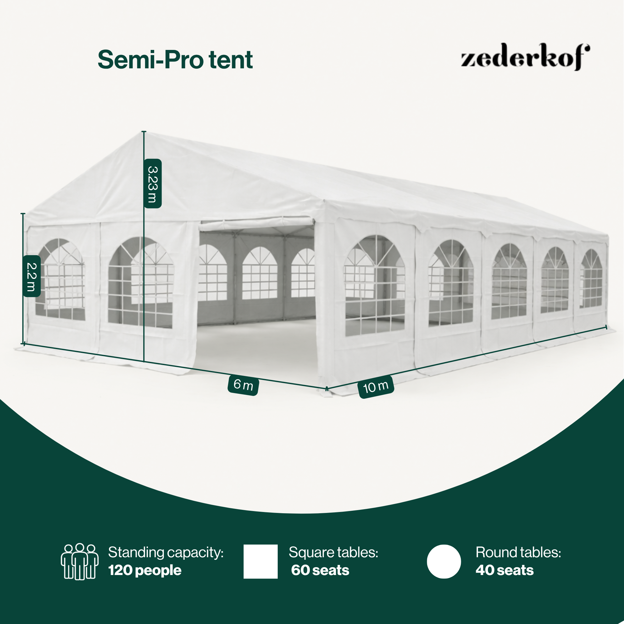 Tent for Events Complete 6x10m