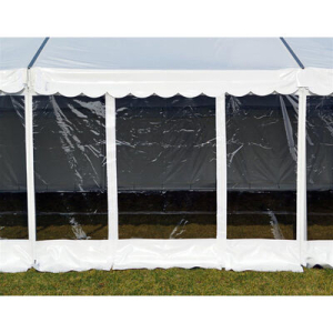 Side 2.2m white - kd/door - panorama, white PVC