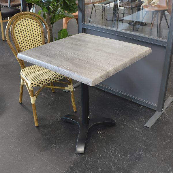 WERZALIT - Wood gray square table top