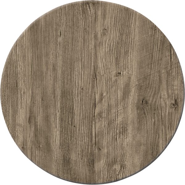WERZALIT - Wood gray round table top