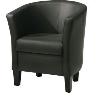QUBI chair black - black stained leg