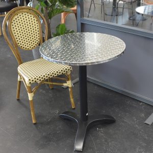 INOX table top - round