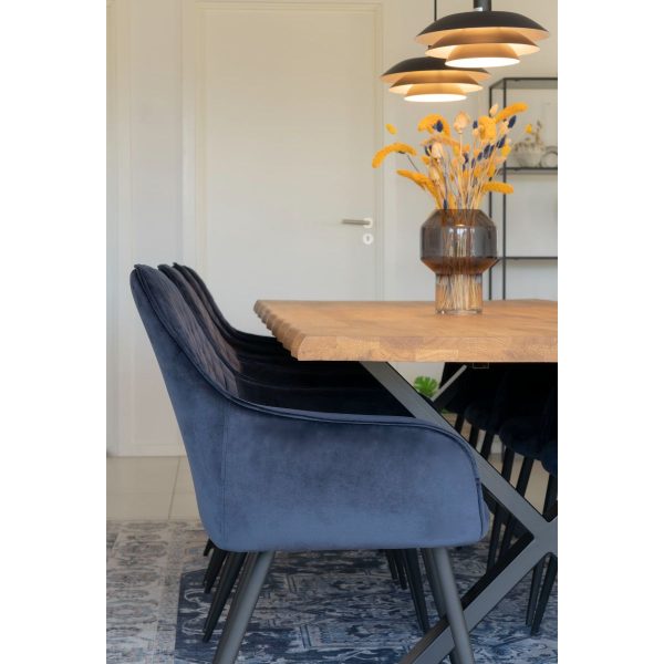 Toulon Restaurant table oiled oak, wavy edge