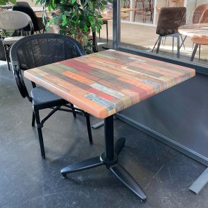 WERZALIT - Red Plank tabletop square