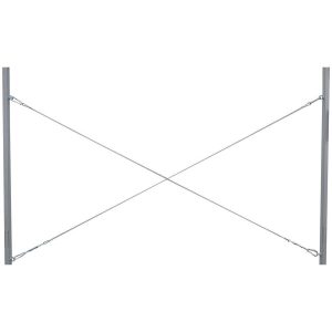 Wire for roof cross complete (9.00 m tent)