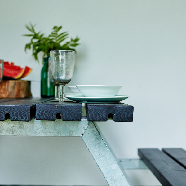Alpha Table/Bench Set 118x161x73cm