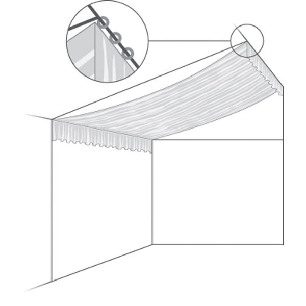 Roof piece 3m rafted