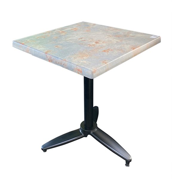 WERZALIT - Rust silver table top square