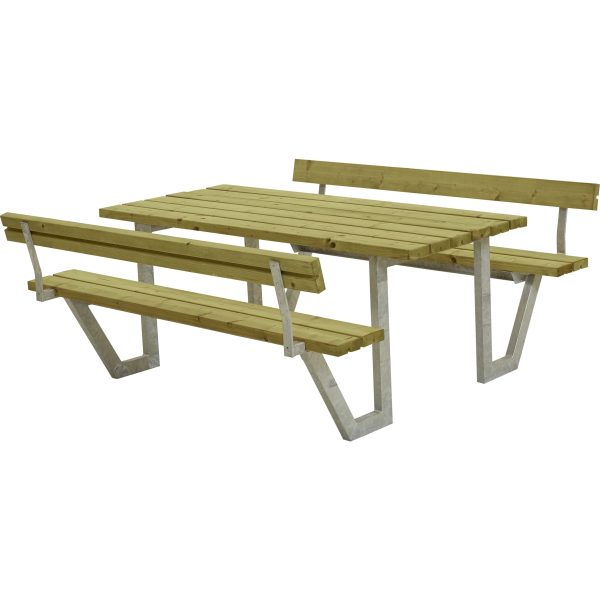 WEGA Table/Bench Set with 2 Backrests