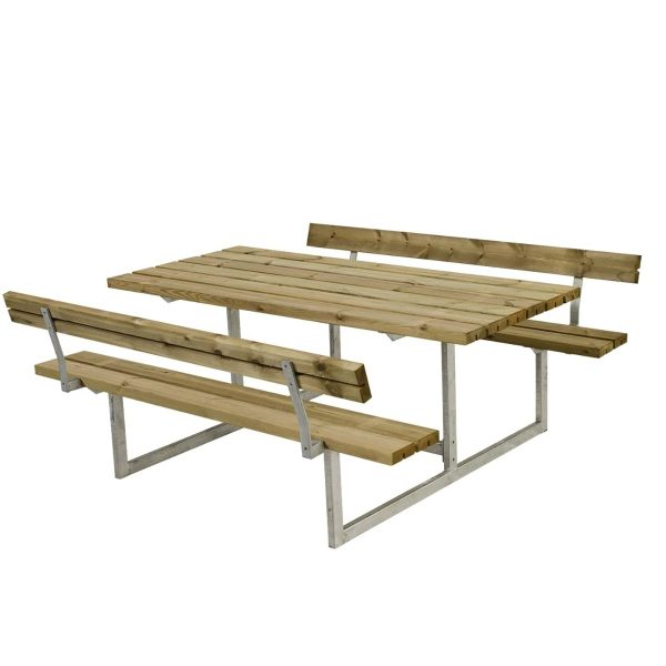 Basic Table/Bench Set with 2 Backrests
