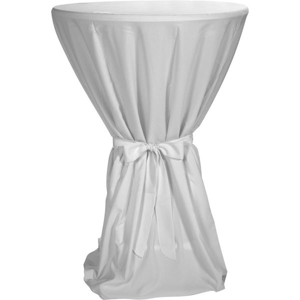 Table cover for foldable table with bow