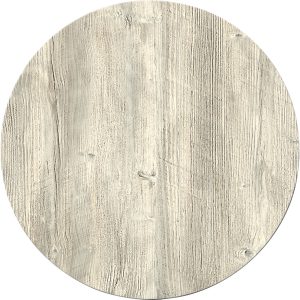 WERZALIT - Carino Wood White round table top