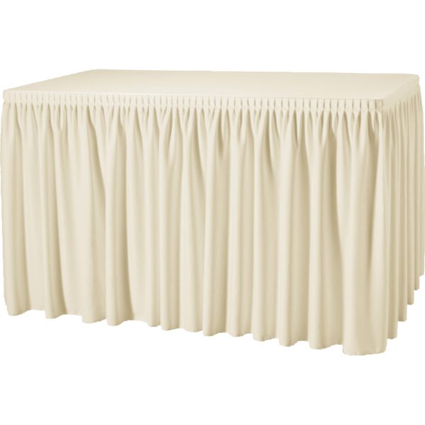 Table Skirt Pleated 4.1m