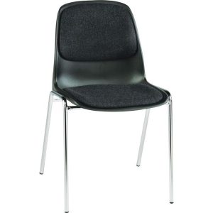 BERTRAM stacking chair with cushion