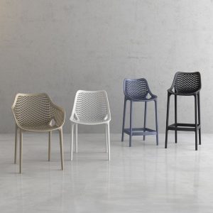 Air Barstool polypropylene with seat height 75cm