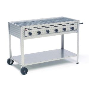 Gas grill 6 burners with grill 30-37mb - Complete