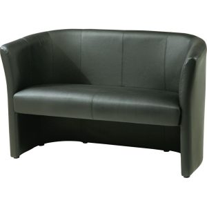 CLUB 2 person sofa, black