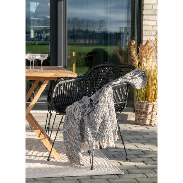 Trieste chair with black cushion