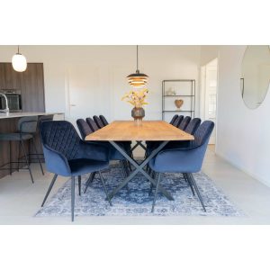 Toulon Restaurant table oiled oak, wavy edge