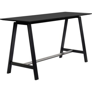 HT1 high table 216x75 cm, black table top