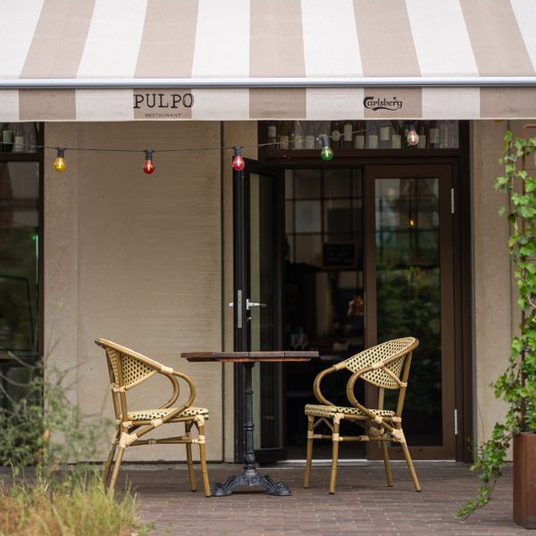 Paris - Café chair with armrests - Woven