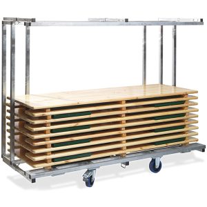 Table and bench set cart - pro