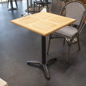 TEAK square table top