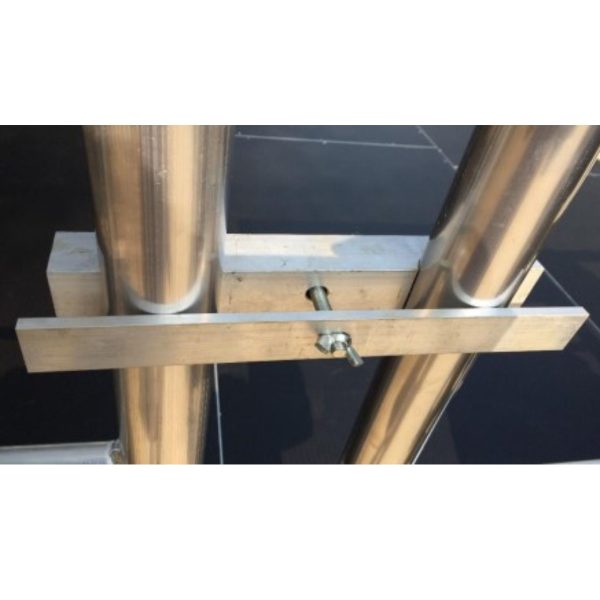 Brackets for railing, for Z-Stage stage module
