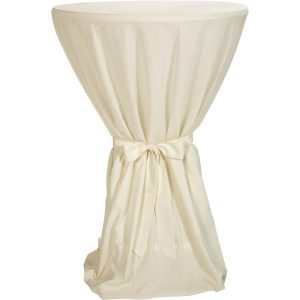 Table cover for foldable table with bow