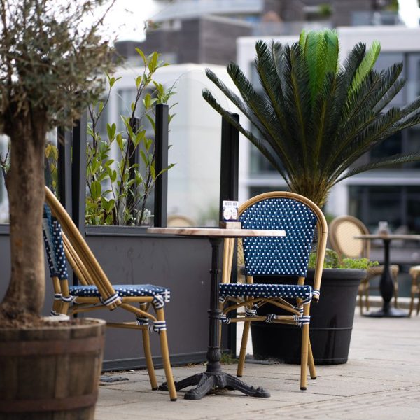 West Coast Blue - Café Chair - Weave