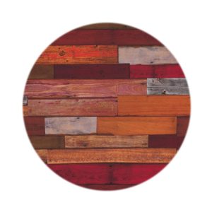 WERZALIT - Red Plank tabletop round