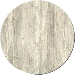 WERZALIT - Wood white round table top