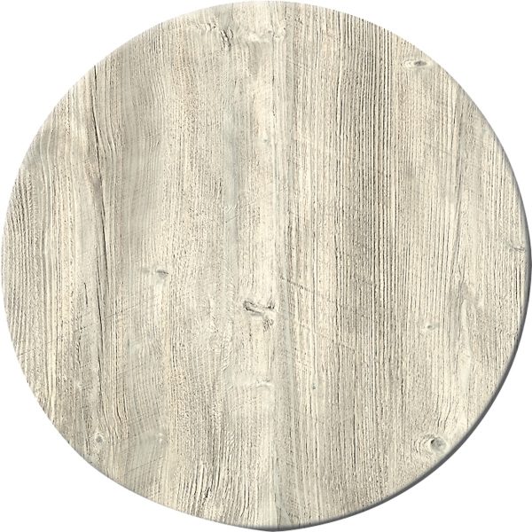 WERZALIT - Wood white round table top