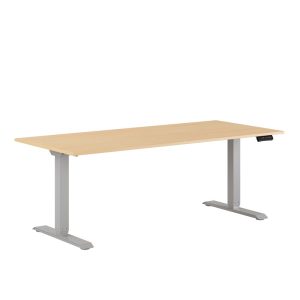 Premium Height Adjustable Table with 2 Motors 180x80cm